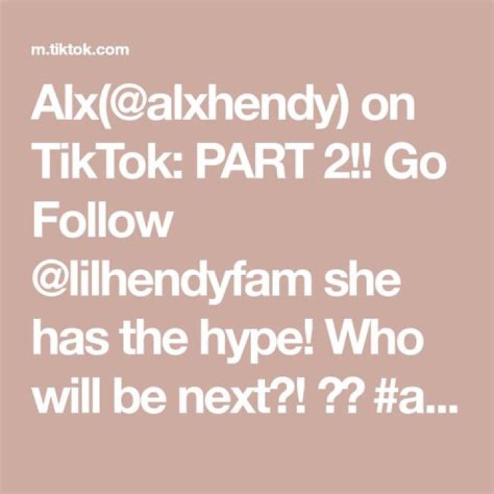 Alxhendy- Age, Girlfriend, Net Worth, Height, Ethnicity