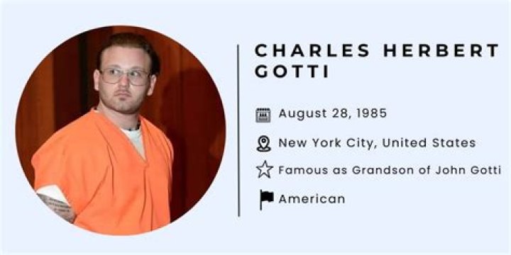 
Charles Herbert Gotti- Wiki, Age, Height, Net Worth, Girlfriend, Crime	