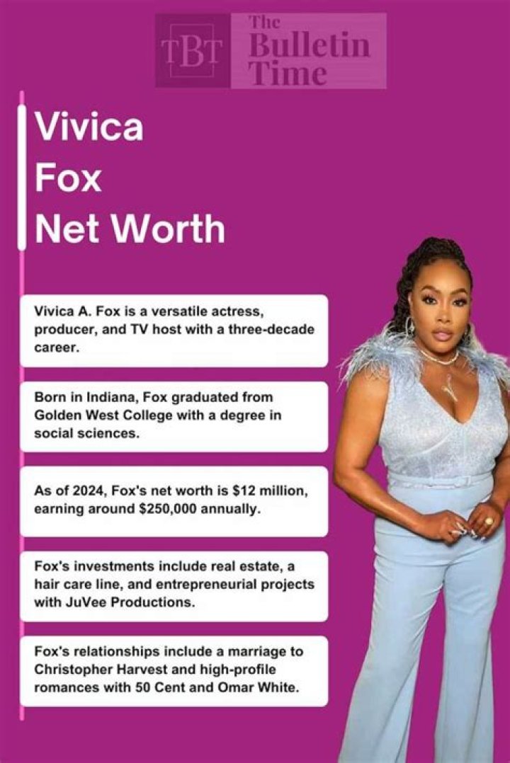 How Rich Is Vivica A. Fox? Net Worth, Career, Salary