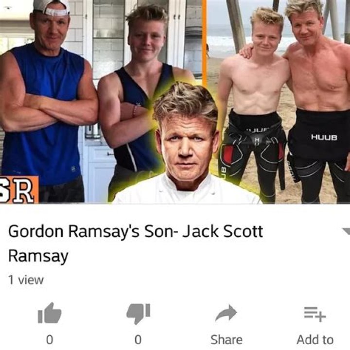 Jack Scott Ramsay: Son Of World-Renowned Chef Gordon Ramsay