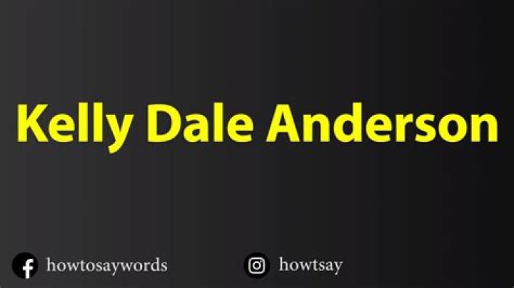 
Kelly Dale Anderson- Wiki, Biography, Age, Net Worth, Husband	